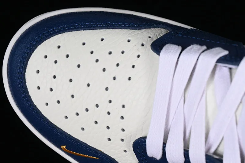 All categories Air Jordan Jordan series basketball shoes Air Jordan 1 Low Z version Air Jordan 1 Low OG AJ1 Joe 1 white blue yellow hook burst pattern low-top cultural casual sneakers CZ0790-103